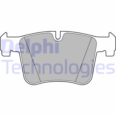 DELPHI LP2234 Brzdové platničky Predné pre