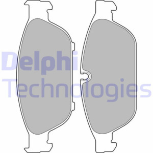 DELPHI LP2238 Brzdové platničky Predné pre