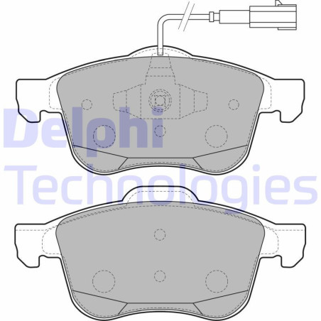 DELPHI LP2241 Pastiglie freno Anteriore per