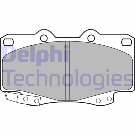DELPHI LP2242 Klocki hamulcowe Przód dla