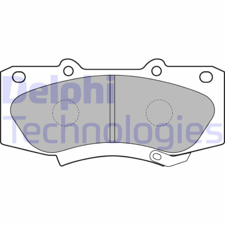 DELPHI LP2244 Pastiglie freno Anteriore per