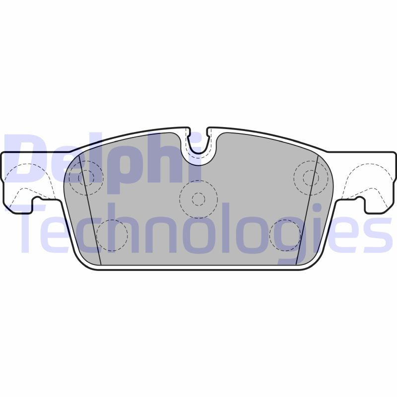 DELPHI LP2248 Pastiglie freno Anteriore per