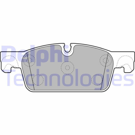 DELPHI LP2248 Klocki hamulcowe Przód dla