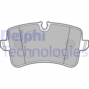 DELPHI LP2249 Brzdové platničky Zadné pre