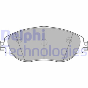DELPHI LP2250 Pastiglie freno Anteriore per