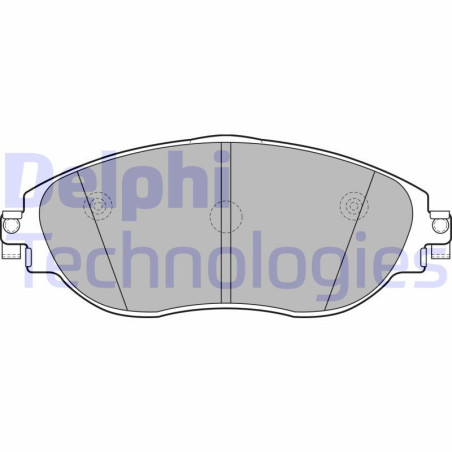 DELPHI LP2250 Pastillas de freno Delantero para
