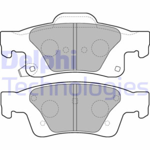 DELPHI LP2251 Pastiglie freno Posteriore per