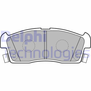 DELPHI LP2258 Pastiglie freno Anteriore per