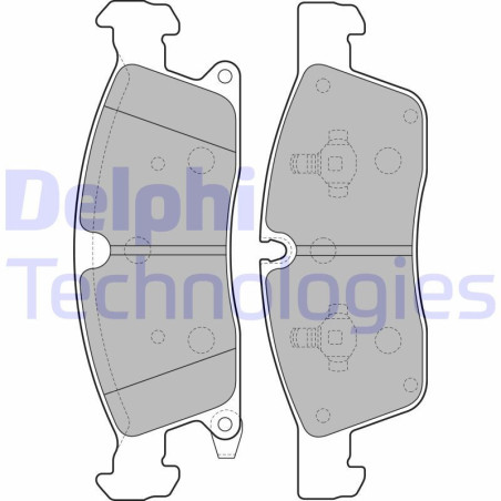 DELPHI LP2275 Brake Pads Set Front for