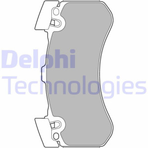 DELPHI LP2283 Pastillas de freno Delantero para