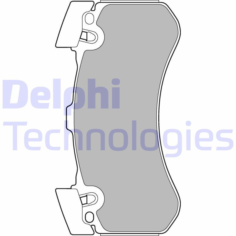 DELPHI LP2283 Pastillas de freno Delantero para
