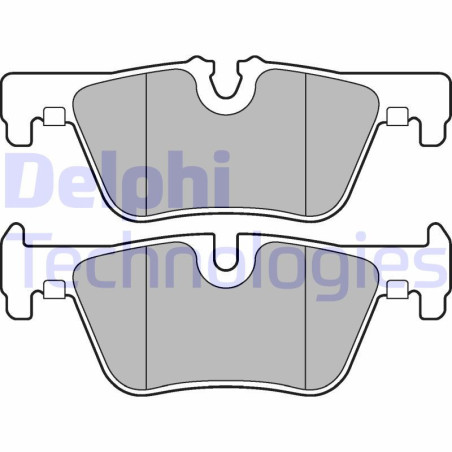 DELPHI LP2286 Pastiglie freno Posteriore per