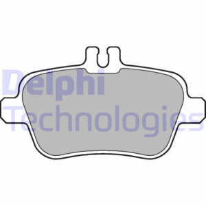 DELPHI LP2289 Brzdové platničky Zadné pre