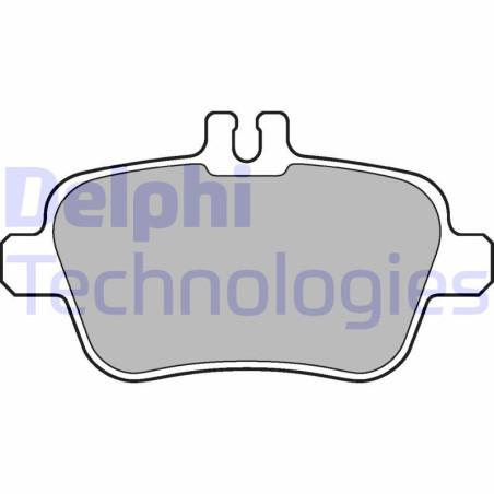 DELPHI LP2289 Pastiglie freno Posteriore per
