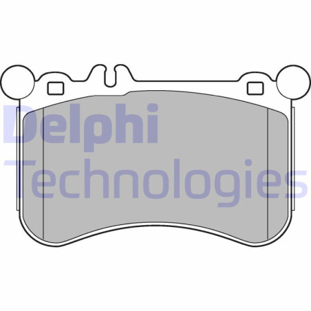 DELPHI LP2291 Pastiglie freno Anteriore per