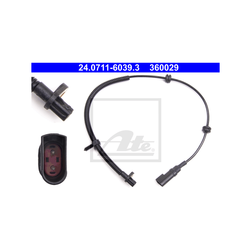 Trasero Sensor de ABS para Ford Focus Mk1 ATE 24.0711-6039.3