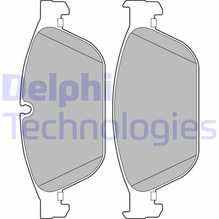 DELPHI LP2292 Pastiglie freno Anteriore per