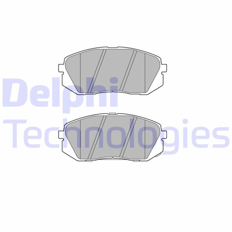 DELPHI LP2294 Klocki hamulcowe Przód dla