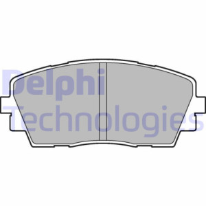 DELPHI LP2296 Pastiglie freno Anteriore per