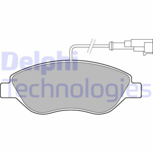 DELPHI LP2299 Brzdové platničky Predné pre