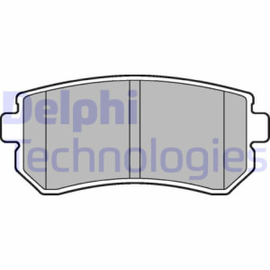 DELPHI LP2303 Pastiglie freno Posteriore per