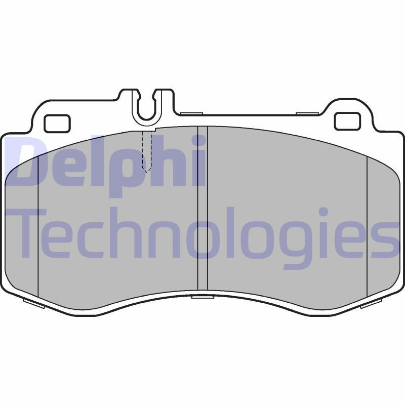 DELPHI LP2304 Pastiglie freno Anteriore per