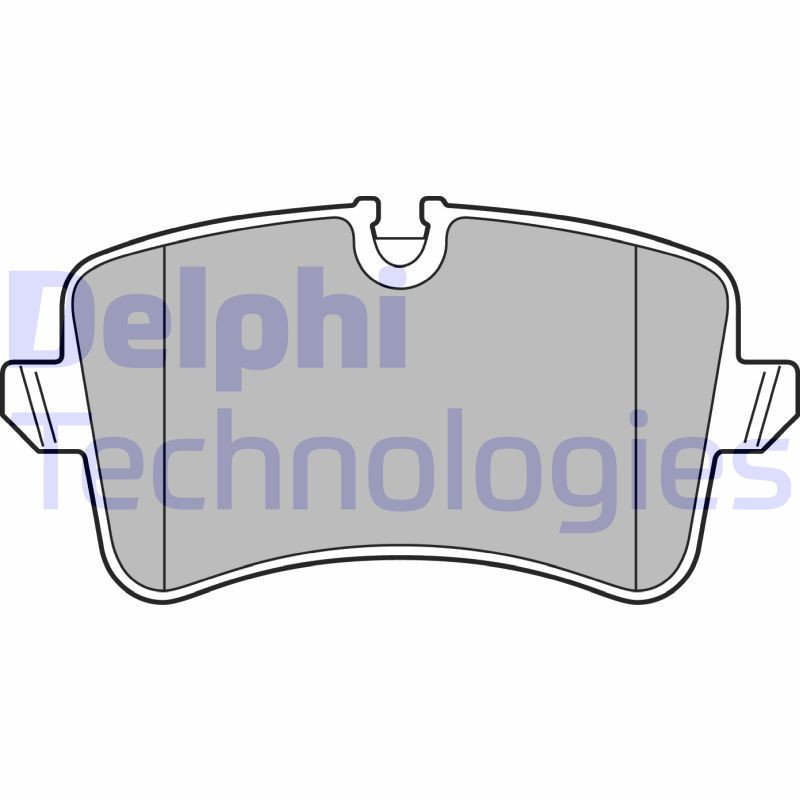 DELPHI LP2446 Pastiglie freno Posteriore per