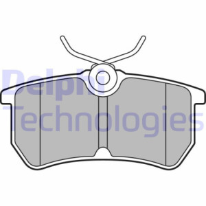 DELPHI LP2480 Brzdové destičky Zadní pro