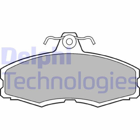 DELPHI LP250 Pastillas de freno Delantero para
