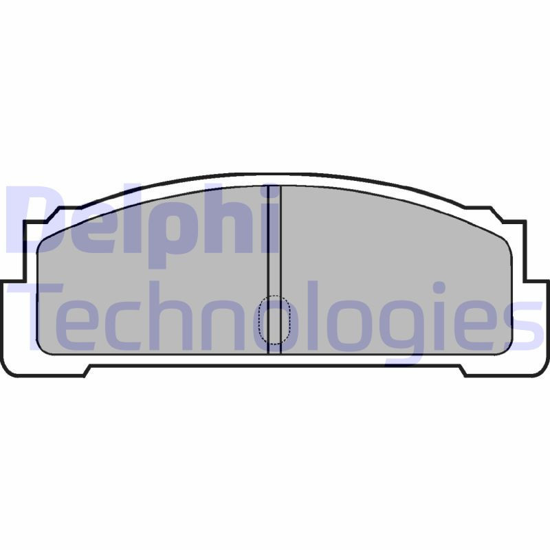 DELPHI LP29 Brake Pads Set Rear for