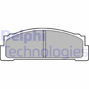 DELPHI LP30 Pastillas de freno Delantero para