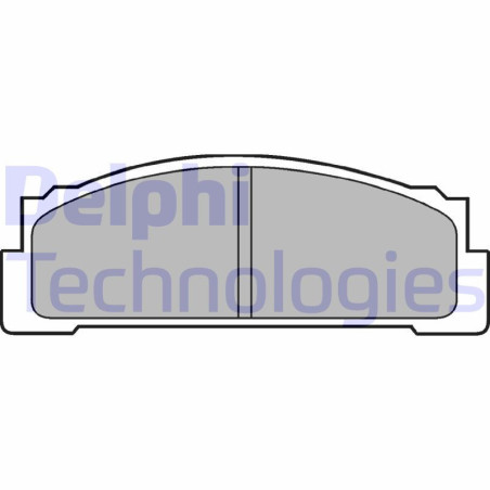 DELPHI LP30 Pastillas de freno Delantero para