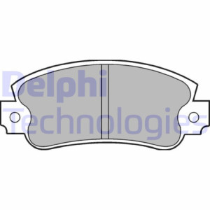 DELPHI LP353 Brzdové platničky Predné pre