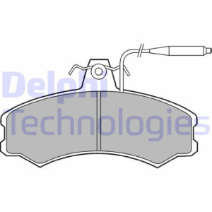 DELPHI LP378 Brake Pads Set Front for