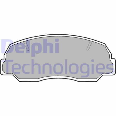 DELPHI LP400 Plaquettes de frein Avant pour