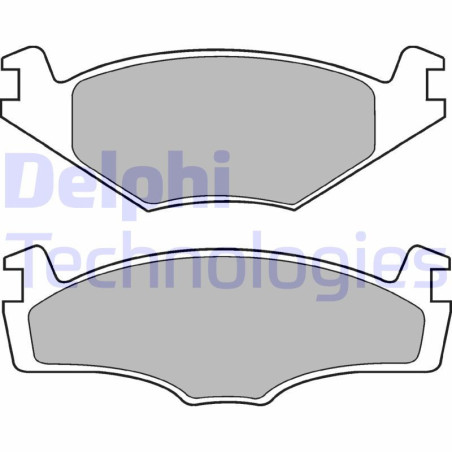 DELPHI LP421 Pastiglie freno Anteriore per