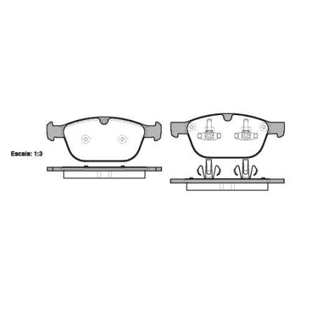 Brzdové platničky Predné pre Volvo XC60 XC90 ROADHOUSE 21397.00