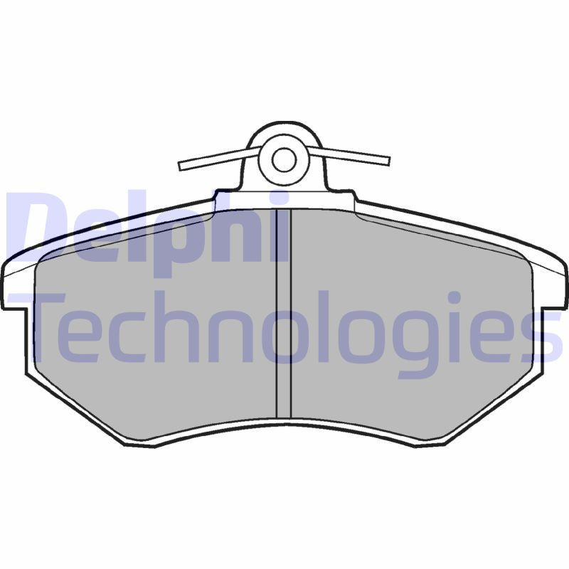 DELPHI LP424 Brake Pads Set Front for