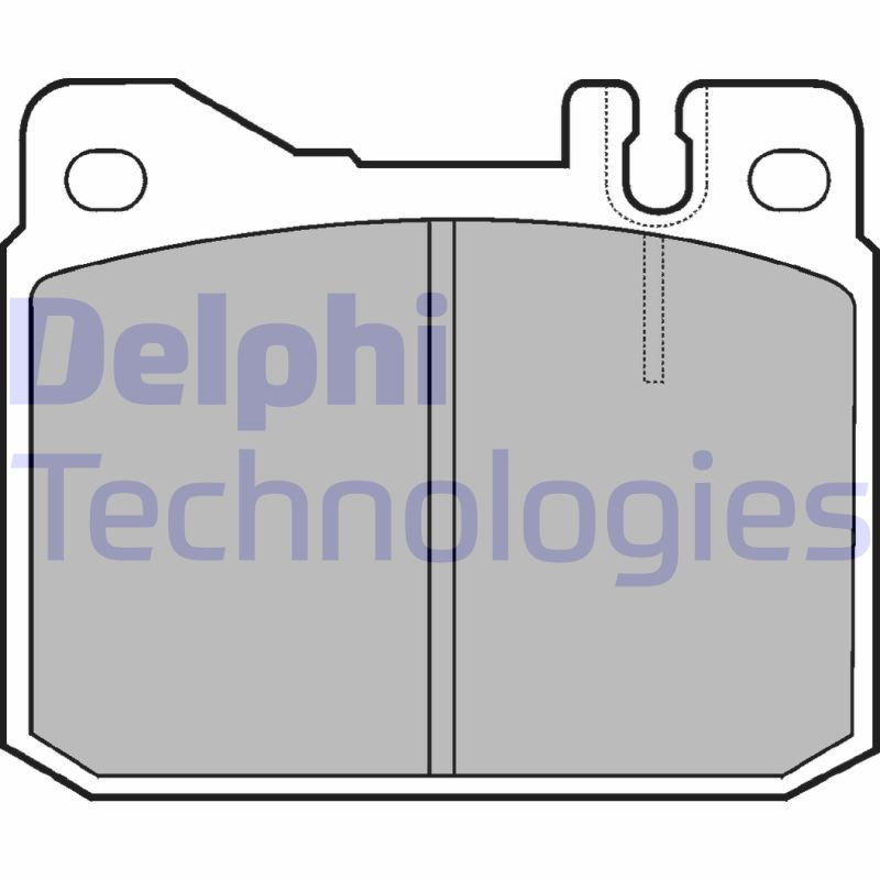 DELPHI LP427 Klocki hamulcowe Przód dla