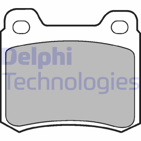 DELPHI LP440 Pastiglie freno Posteriore per