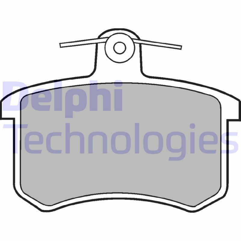 DELPHI LP451 Klocki hamulcowe Tył dla