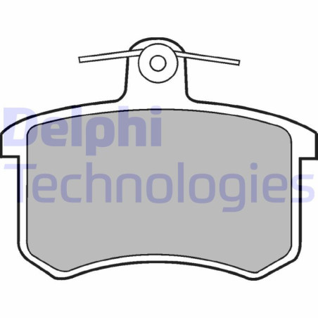 DELPHI LP451 Klocki hamulcowe Tył dla