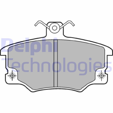 DELPHI LP459 Brzdové platničky Predné pre