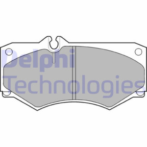 DELPHI LP468 Brzdové platničky Predné pre
