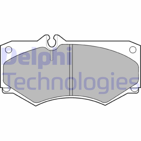 DELPHI LP468 Brzdové platničky Predné pre