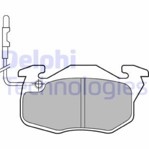 DELPHI LP490 Brzdové platničky Predné pre
