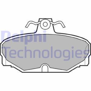 DELPHI LP507 Brzdové platničky Zadné pre