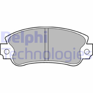 DELPHI LP509 Pastillas de freno Delantero para