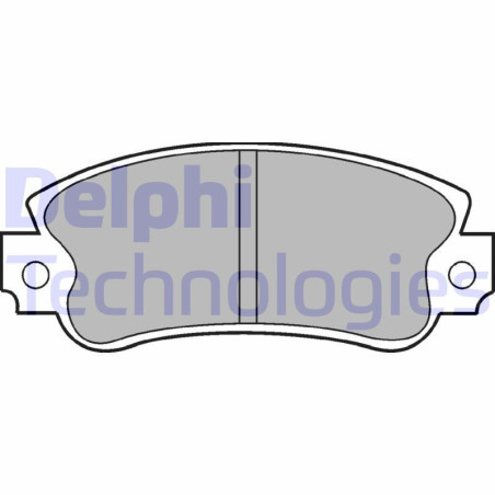 DELPHI LP509 Pastiglie freno Anteriore per