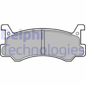 DELPHI LP521 Pastillas de freno Trasero para